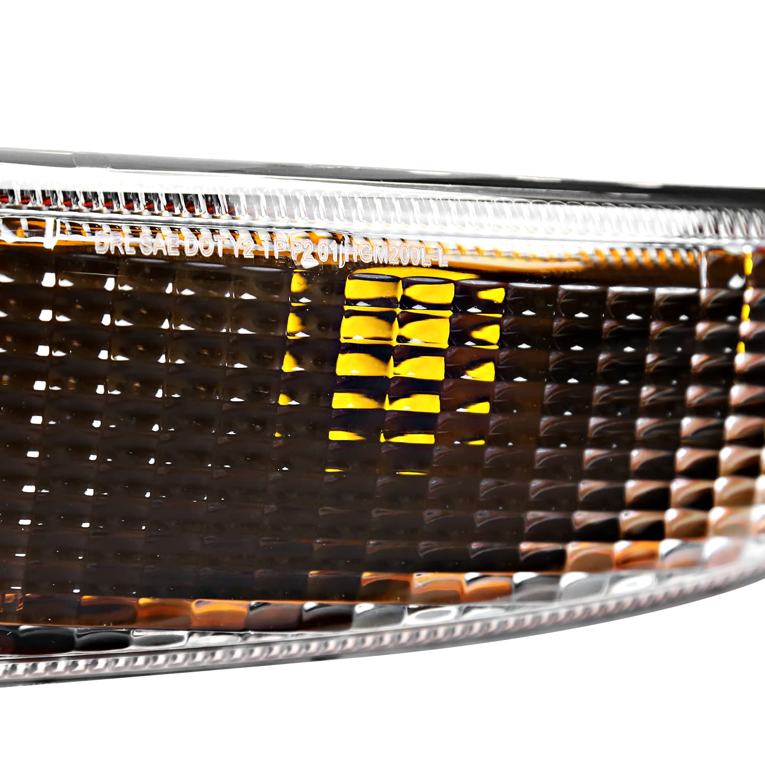 Bumper Lights SPEC-D TUNING Black Compatible with 2000-2006 GMC Sierra Yukon XL 1500, Left + Right Pair Lamp Assemblies