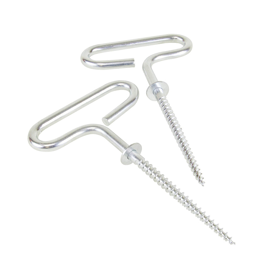 Ice Shelter Anchor Kit CLAM Outdoors 12571 – Heavy-Duty Windproof Tie-Downs for Extreme Stability – 2-Piece Set for All Hub-Style Shelters