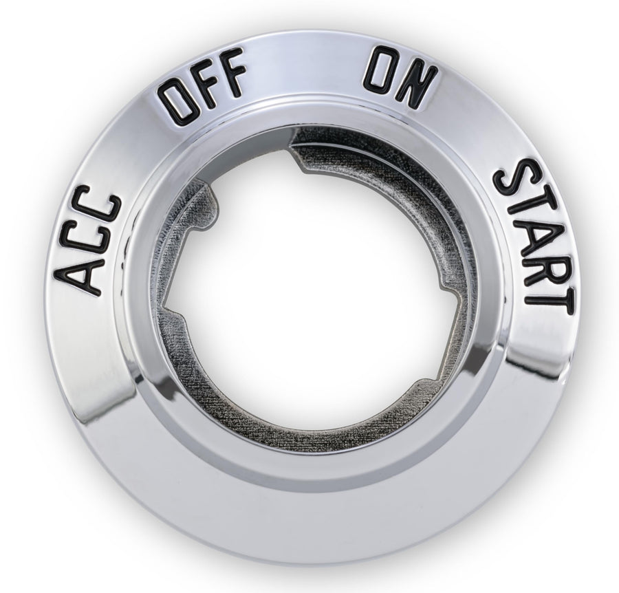 Chrome Ignition Bezel Scott Drake C6TZ-11584-A