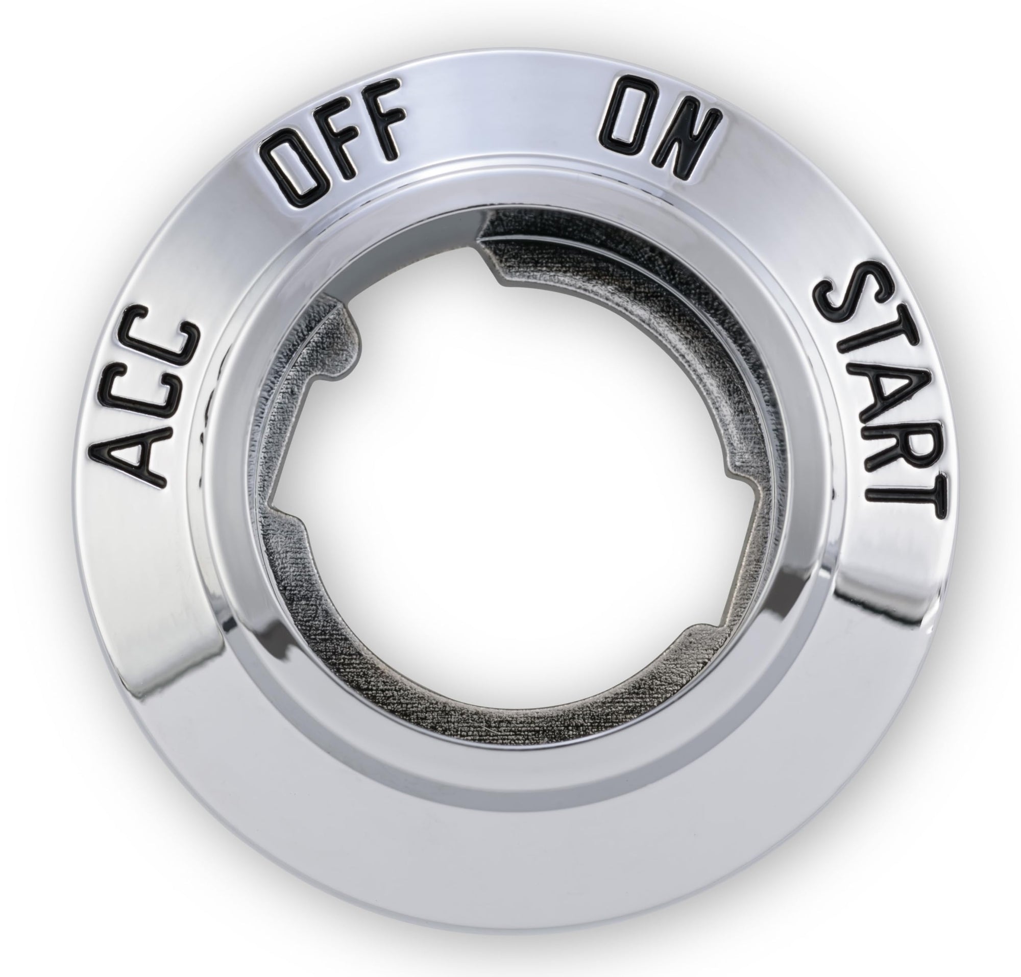 Chrome Ignition Bezel Scott Drake C6TZ-11584-A