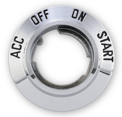 Chrome Ignition Bezel Scott Drake C6TZ-11584-A