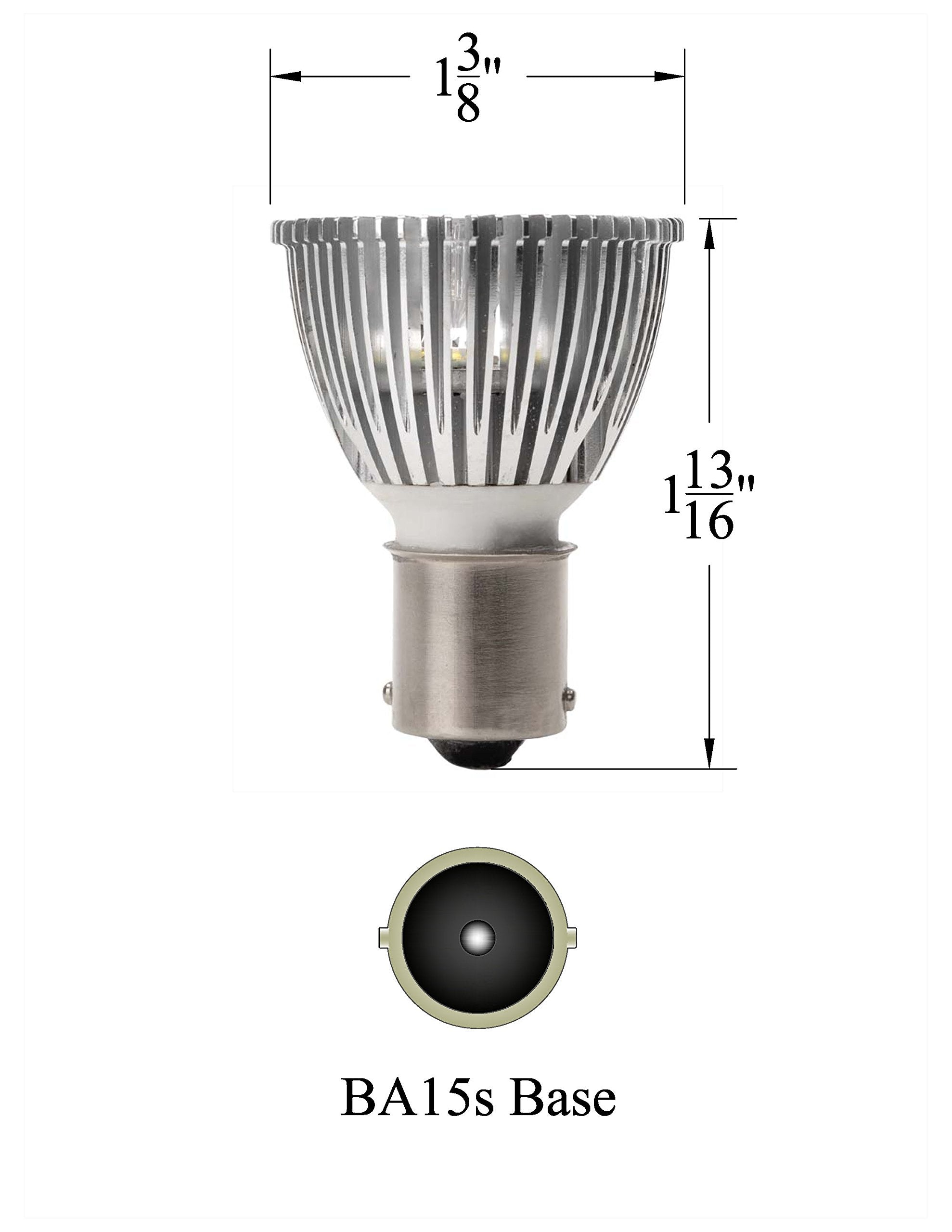 Single Pole Based Starlights 1383-230, 12 Volt Flood LED Replacement Bulb