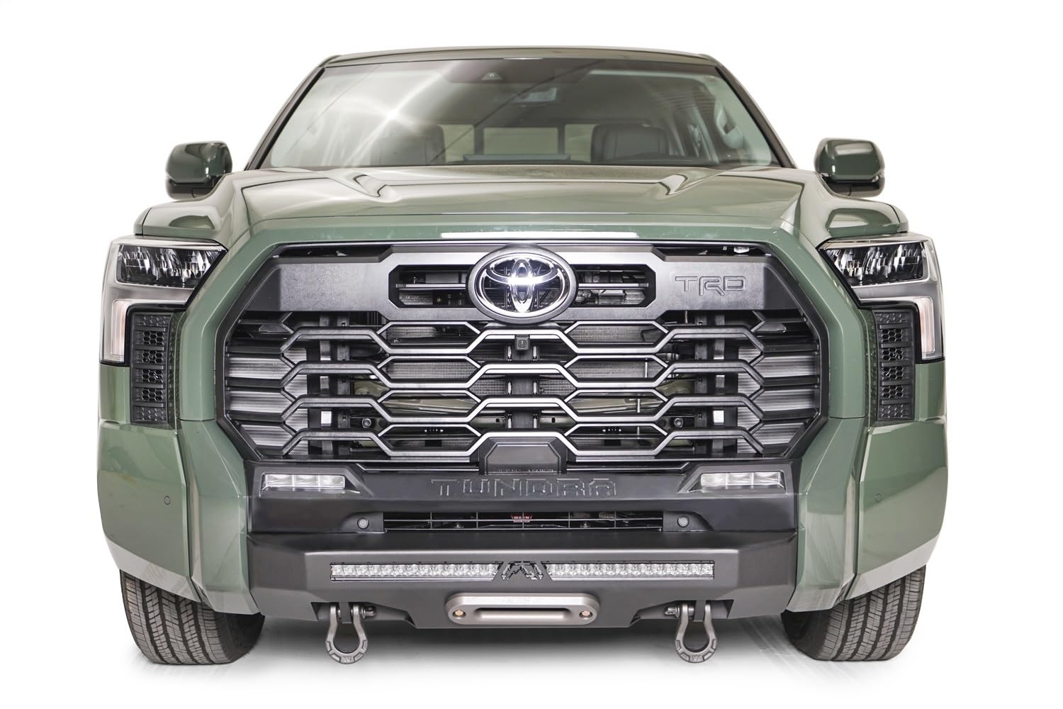 Fab Fours Winch Mount TT22-N5451-1 fits 22-23 Toyota Tundra - 2 Stage Black Powder Coated - w/No Guard