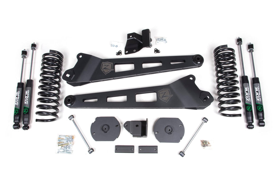Zone Offroad 2019, 2020, 2021, 2022, 2023 Dodge/Ram 2500 4WD Diesel | ZOND144N | 3 inch Full Radius Arm Suspension Lift Kit (Front & Rear) | Nitro Shocks
