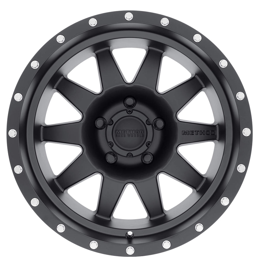 Method Race Wheels 301 Matte Black The Standard 18x9" 5x5.5", 12mm offset 4.5" Backspace, MR30189055512N