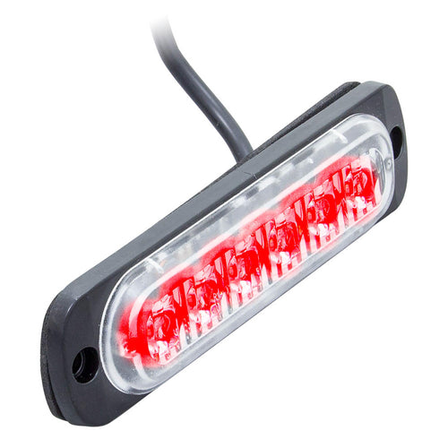 Heise Blue Single Color Lite Marker Lights - 4.4 Inch 6 Led