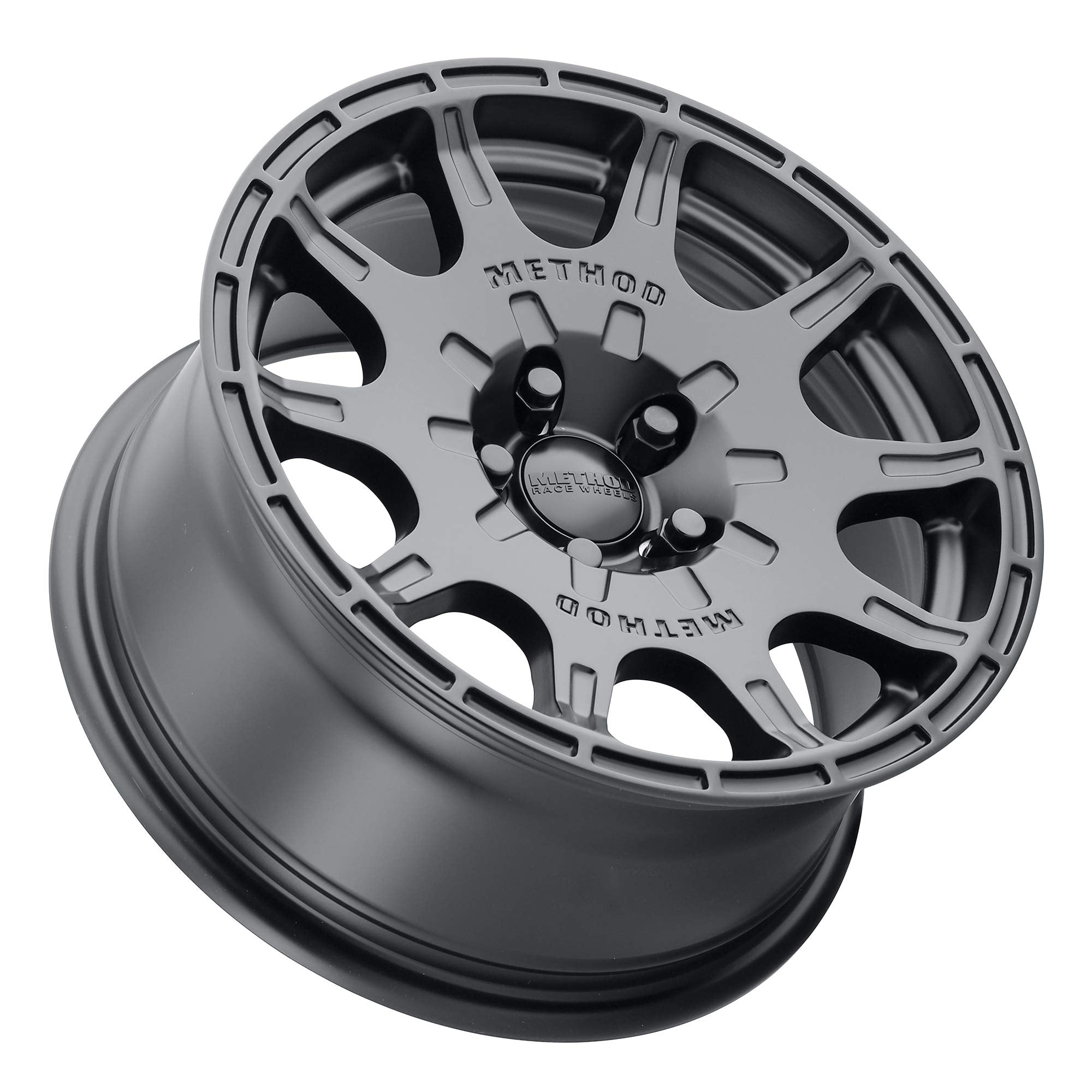 502 VT-SPEC Method Race Wheels Matte Black 15x7" 5x100", 15mm offset 4.6" Backspace, MR50257051515SC