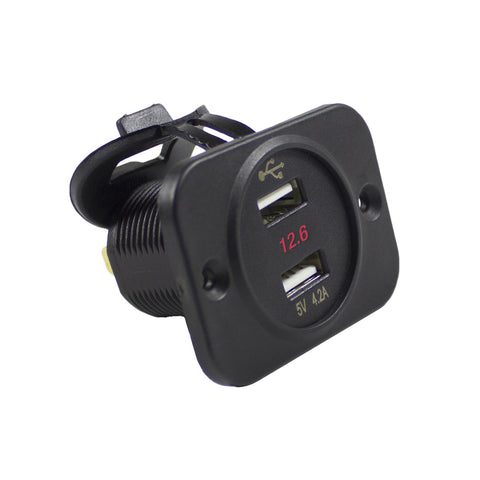 Battery Doctor WirthCo 20602 Dual USB Charger with Voltage Meter