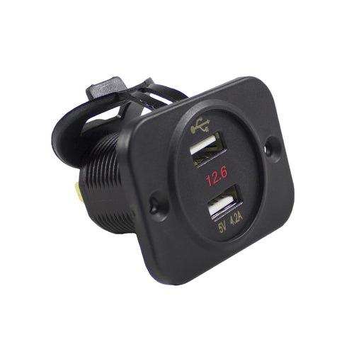 Battery Doctor WirthCo 20602 Dual USB Charger with Voltage Meter