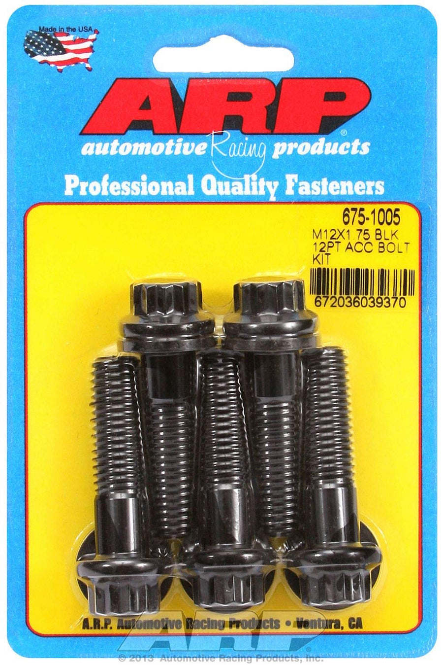 Black ARP (675-1005) Oxide Bolt