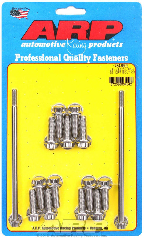 Oil Pan Bolt Kit ARP (434-6902), Stainless Steel