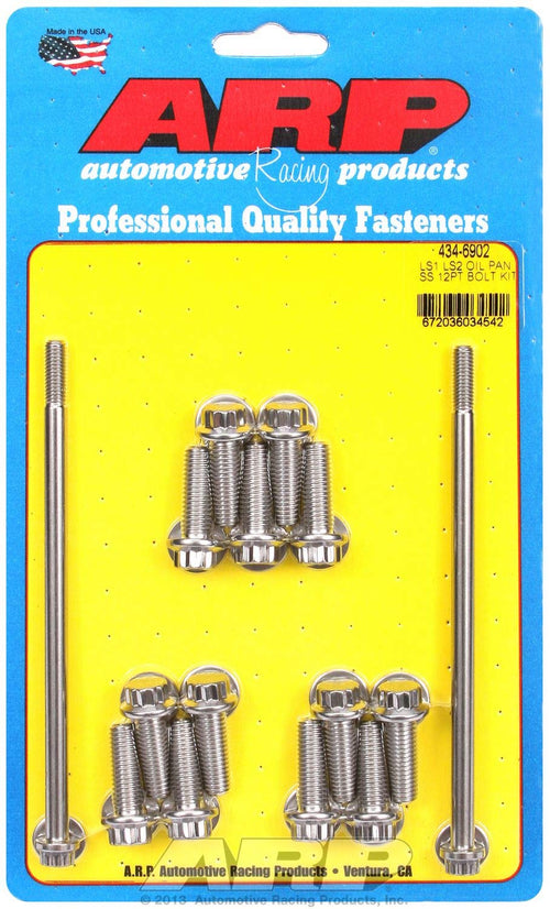 Oil Pan Bolt Kit ARP (434-6902), Stainless Steel