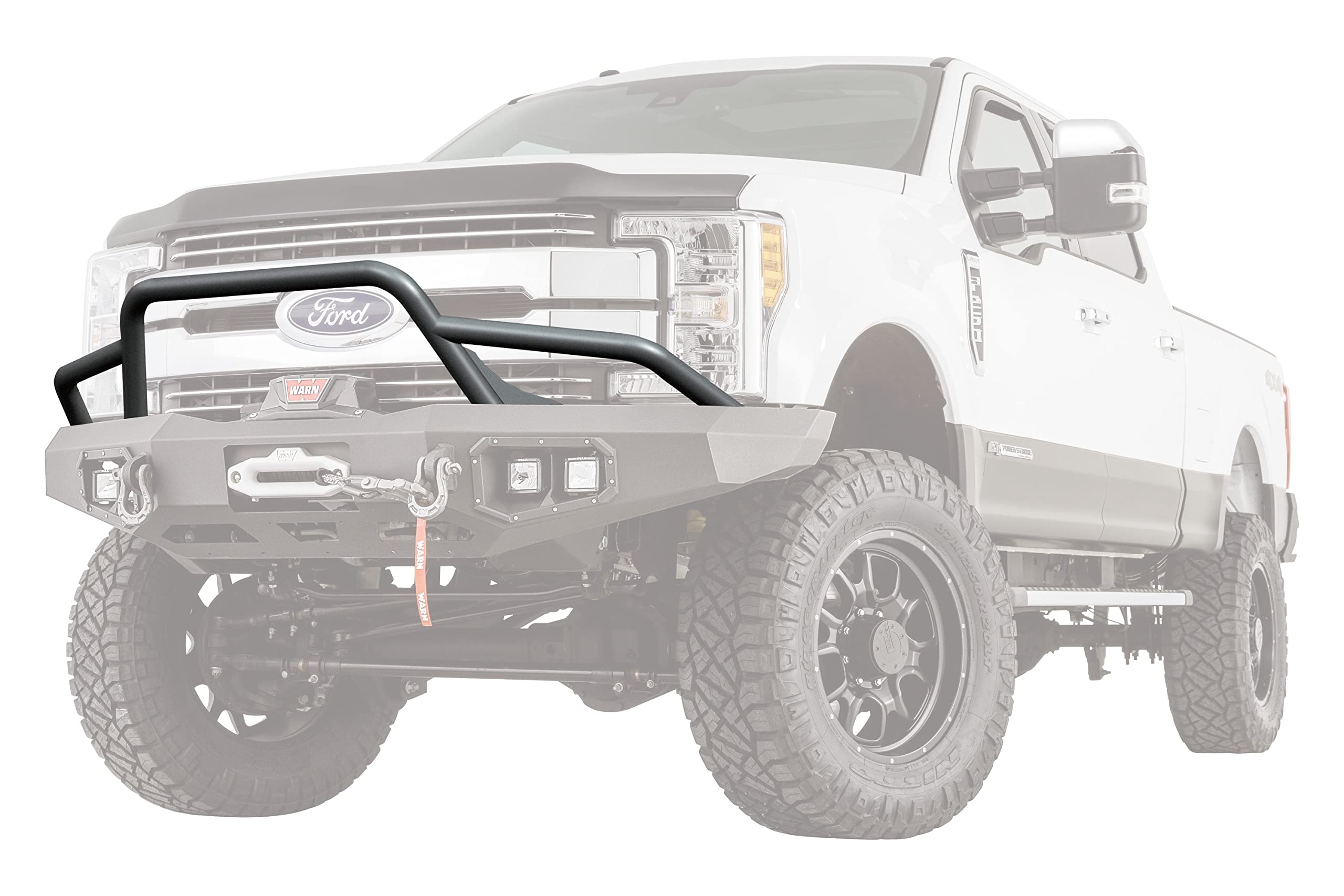 Ascent Baja WARN 100472 Grille Guard Tube Bar, Fits: Ford F150 (2015-2017), Ford Super Duty F250, F350, F450 (2017-2018)