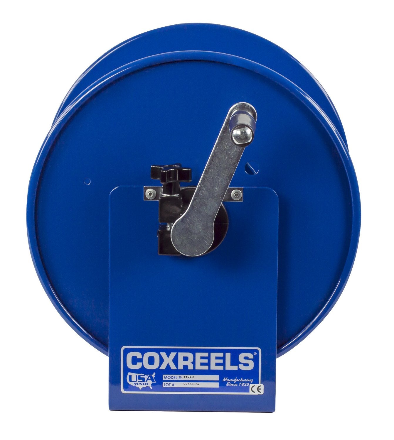 Hand-Crank Coxreels Steel Electrical Cord Storage Reel, Model# 112Y-12