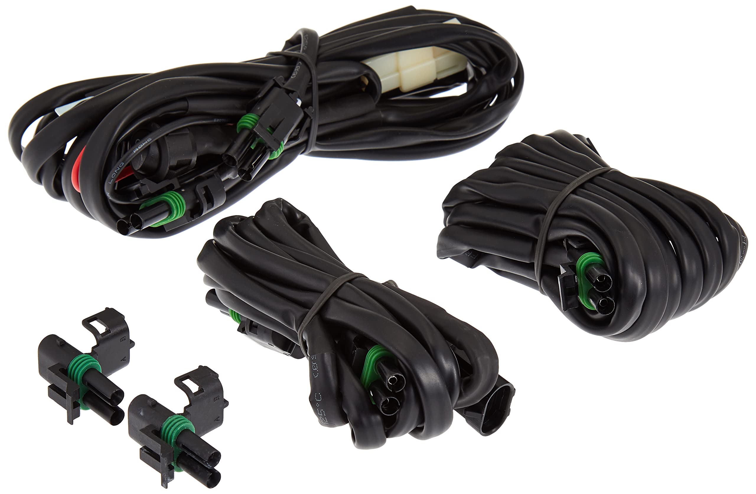 Baja Designs Flush Mount S2 Pro Black LED Auxiliary Light Pod Reverse Kit (Wide Cornering; Clear)
