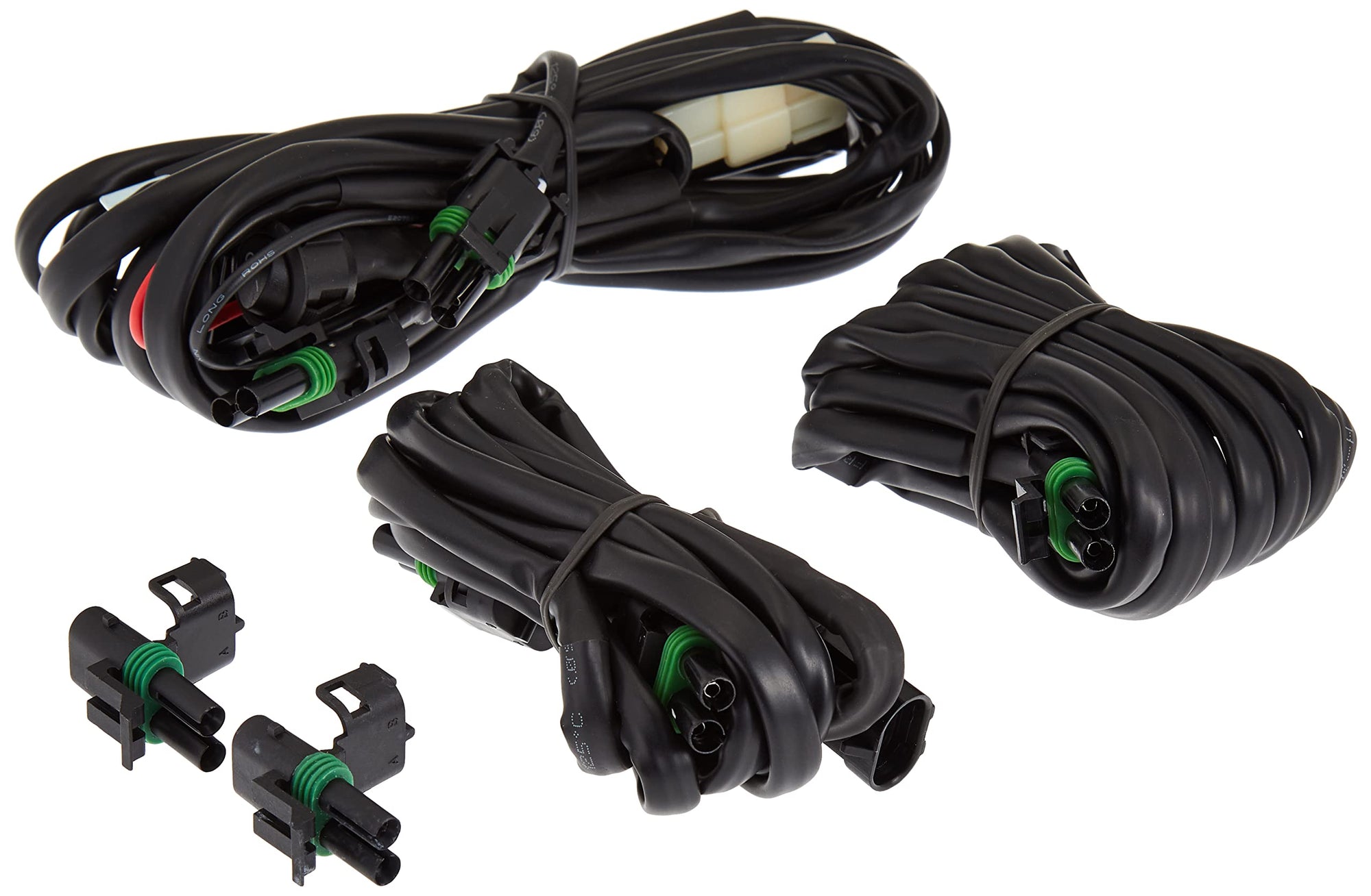 Baja Designs Flush Mount S2 Pro Black LED Auxiliary Light Pod Reverse Kit (Wide Cornering; Clear)