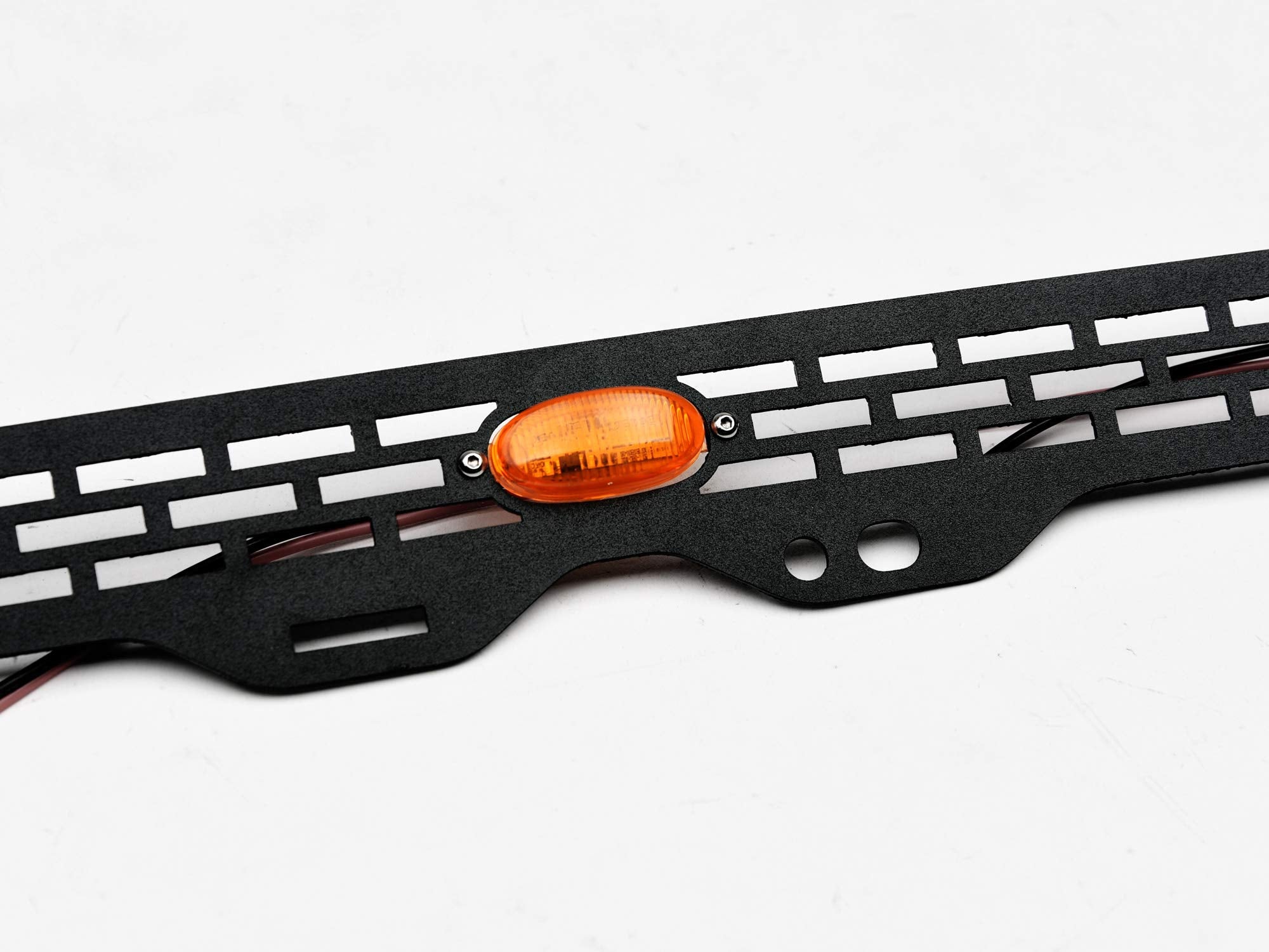 Front Hood Grille Insert Armordillo 7161382 with Smoke Lens LED Lights Fits 2014-2021 Toyota Tundra