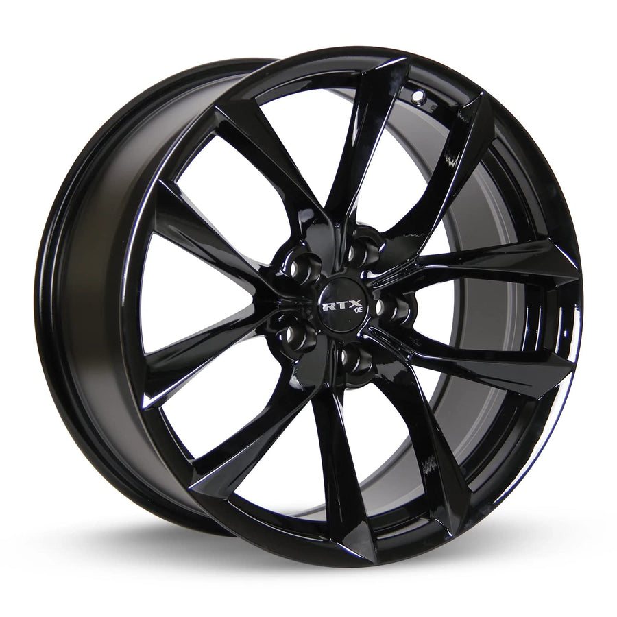 Custom RTX Wheel - 18x8.5, 35 Offset, 5x114.3 Bolt Pattern, 64.1mm Hub - Gloss Black Rim