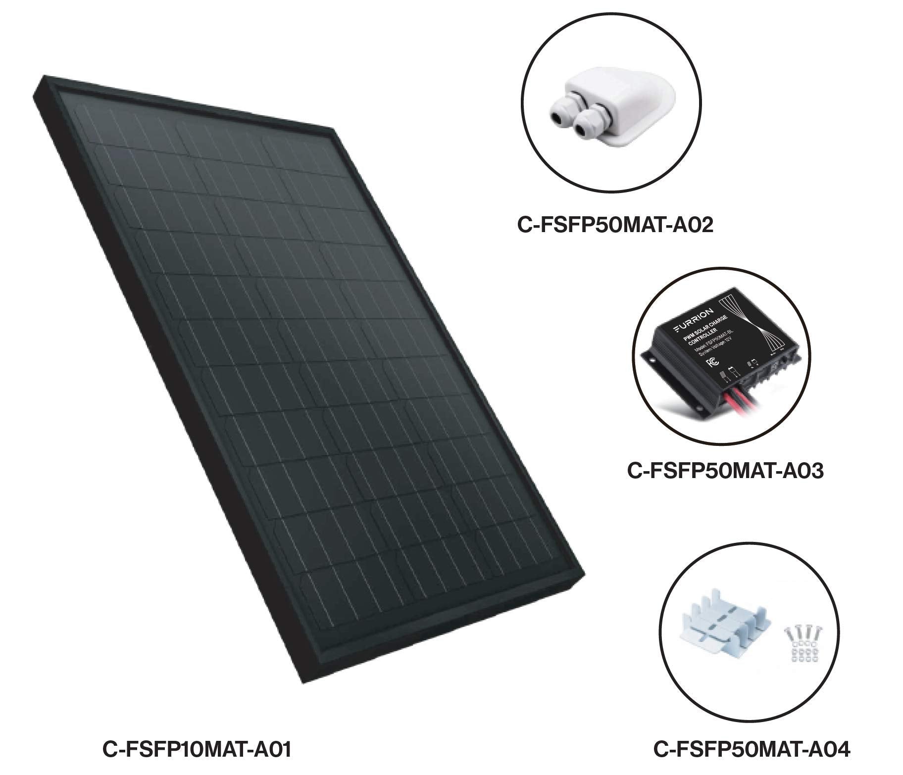 100W Furrion® RV Solar Battery Maintainer