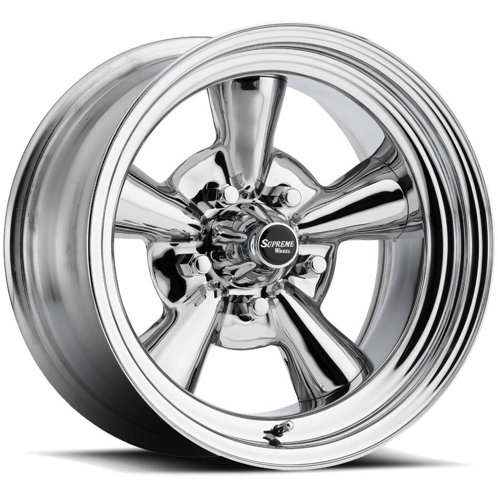 Supreme ALLIED WHEEL COMPONENTS 15X6 5X4.5/4.75/5X5 STD (2.5" BS)