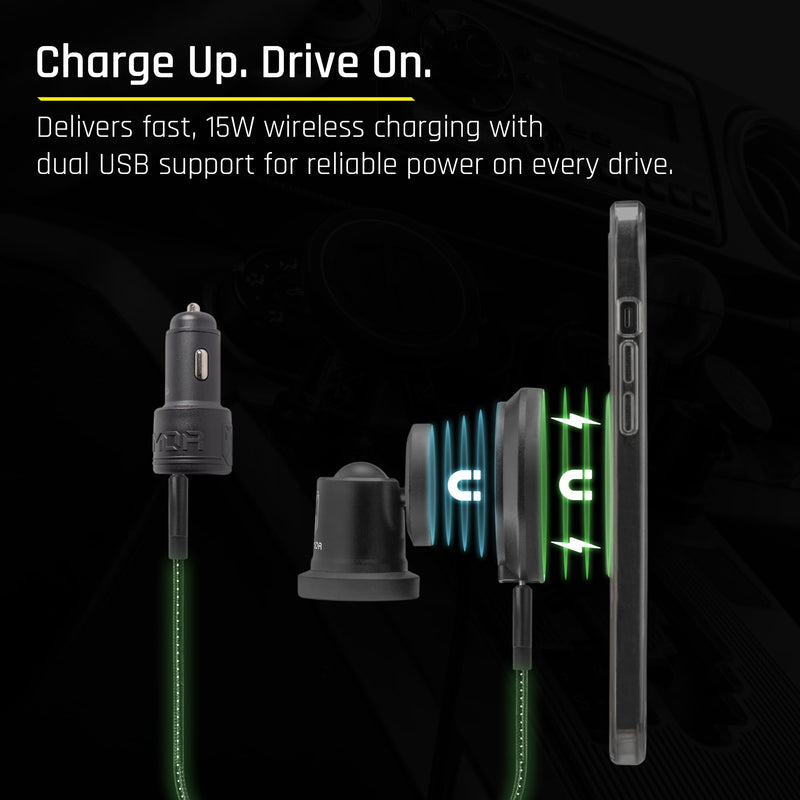 FLEX Mount and Charge Mob Armor Magnetic Wireless Charging Kit