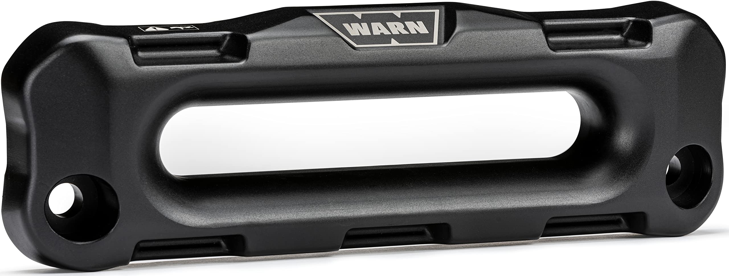 Hawse Offset Fairlead WARN 106880 - Black, Fits: Synthetic Winch Rope