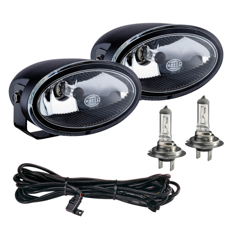12V/55W Hella FF50 Series Clear Halogen Fog Lamp Kit, Multi