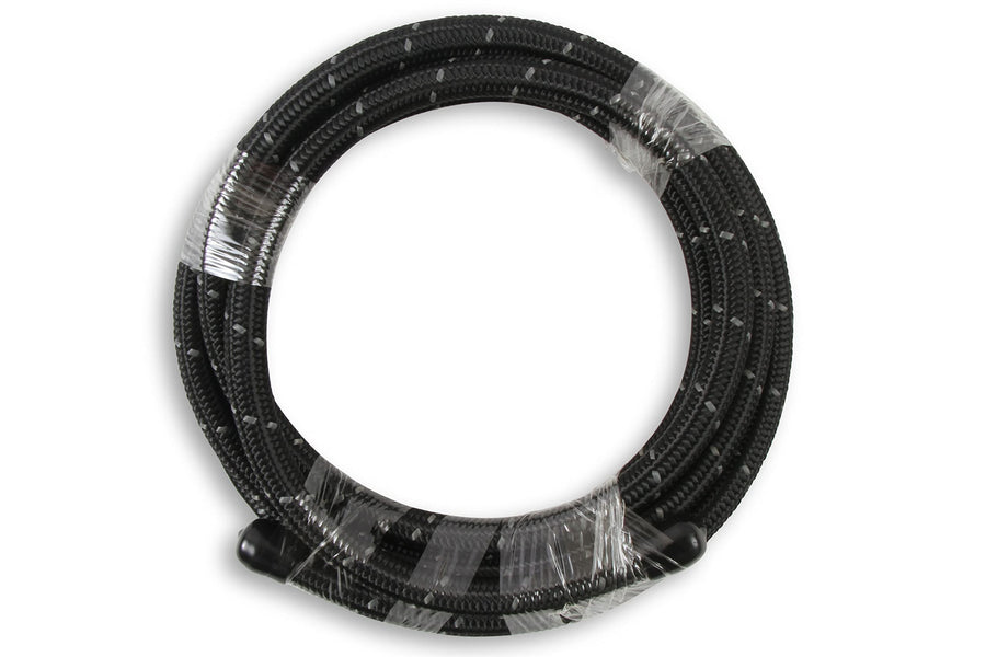 Black Braided Hose Mr. Gasket -6 10 Feet