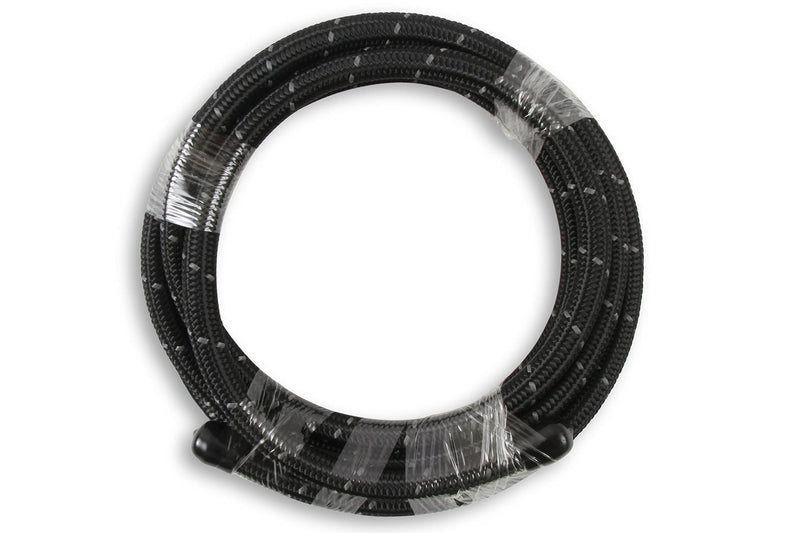 Black Braided Hose Mr. Gasket -6 10 Feet