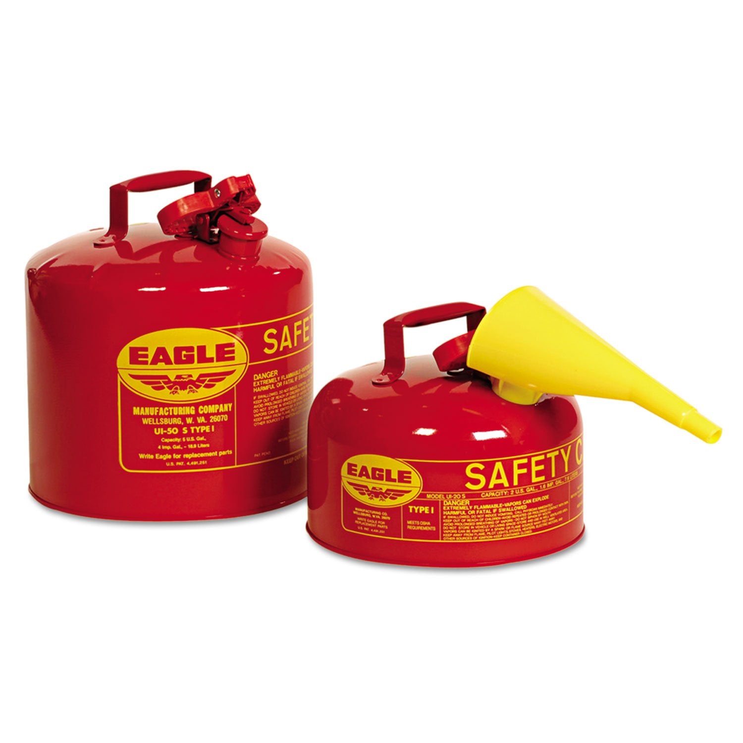 Safety Cans Type l - 5 gal safety can ul & fmapproved