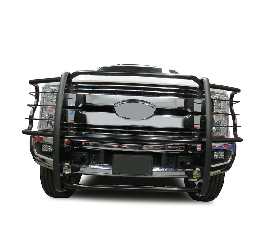 Bumper Guard Black Horse Grille brush Modular Black Compatible with 2017-2023 Ford F-250/F-350/F-450/F-550 Super Duty-17FB28MA