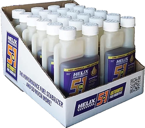 5 In 1 Fuel Additive Helix 911-1212 1-12 Pack of 8 Oz. Bottles