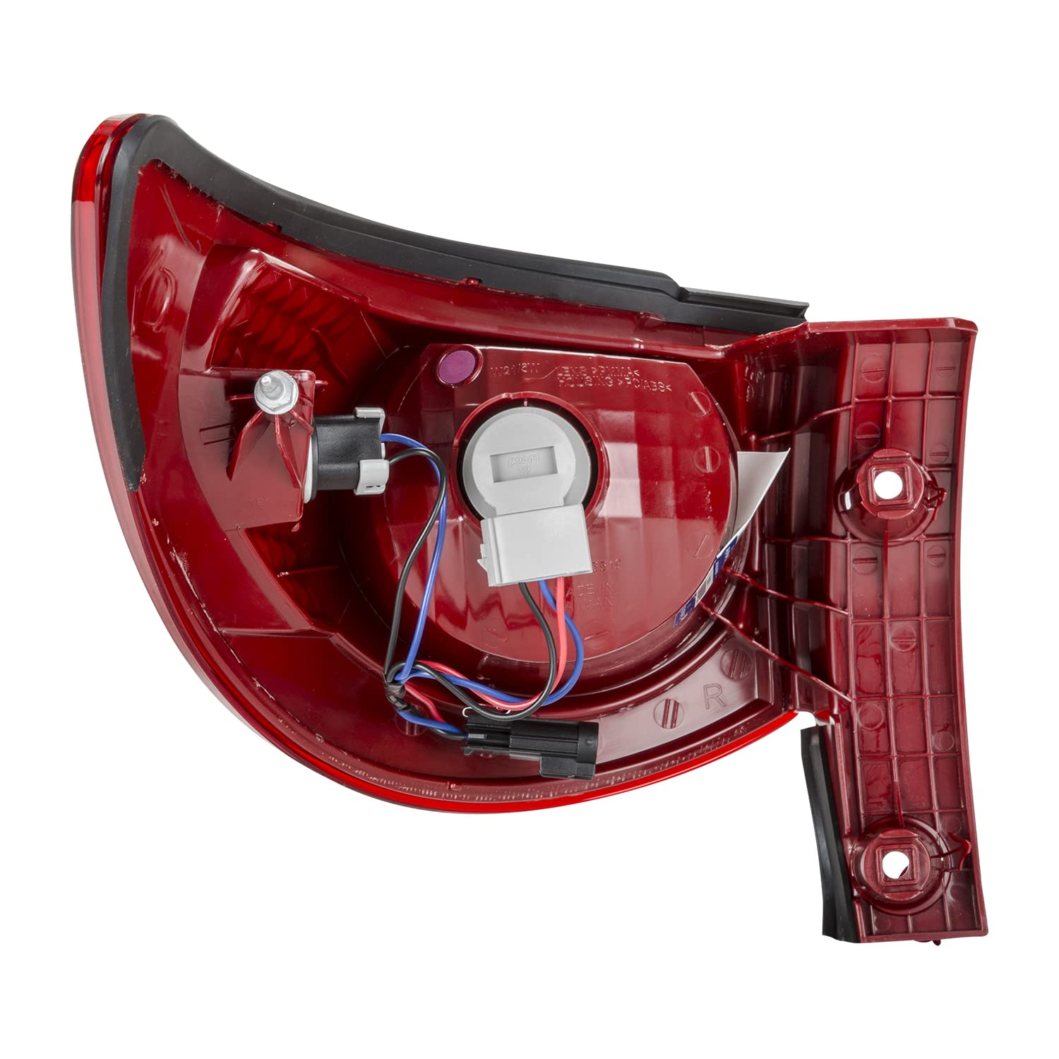 Right TYC Tail Light Assembly Compatible with 2009-2012 Chevrolet Traverse
