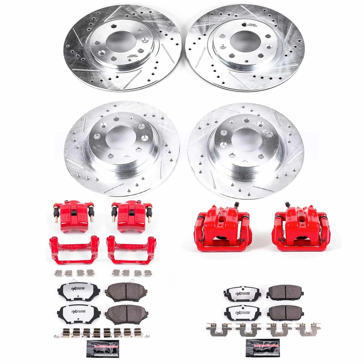 Power Stop Z26 KC4098-26 Front & Rear Brake Kit Mazda For Mazda MX-5 Miata 2006-2015 [Model Specific]