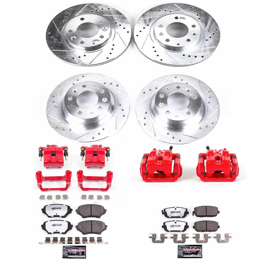 Power Stop Z26 KC4098-26 Front & Rear Brake Kit Mazda For Mazda MX-5 Miata 2006-2015 [Model Specific]