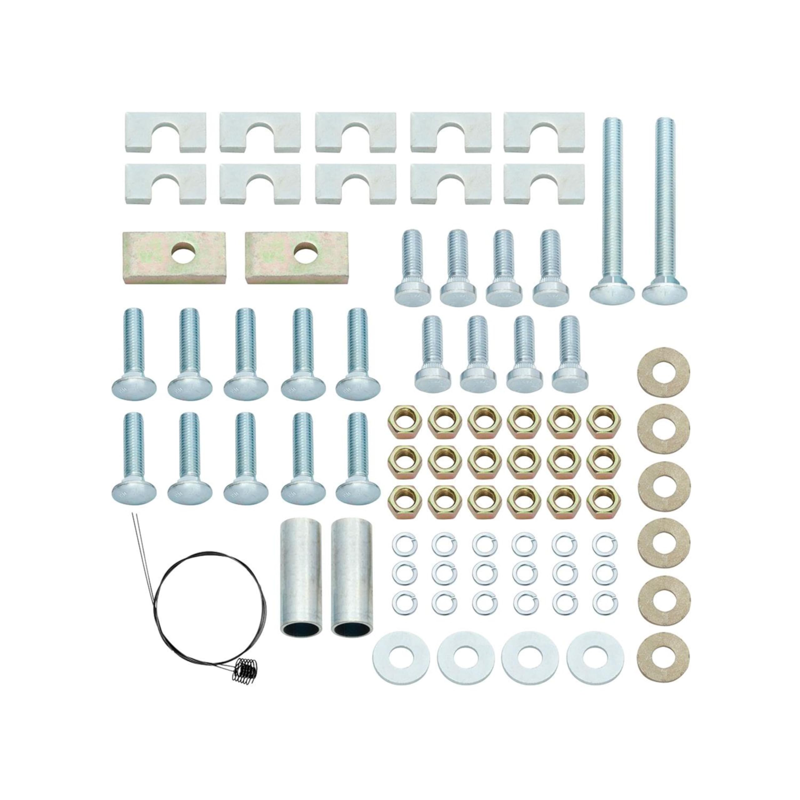Fifth Wheel Rail Hardware Kit, Reese Replacement Part (Except Mounting Brackets) for Reinstallation of #30035, #58058