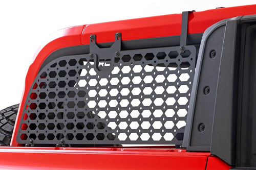 Rough Country Molle Mounting System Side Window for Ford Bronco (2021-2025) 2-Door - Durable Steel Panel for Secure Gear Storage, Easy to Install