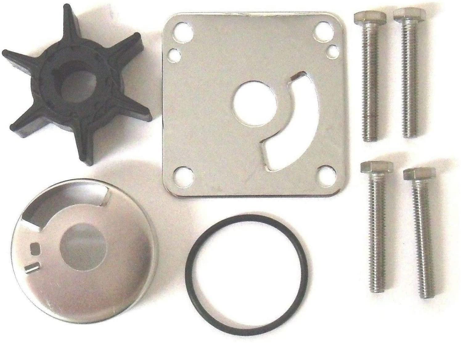 Engineered Marine Products Water Pump Impeller Kit 20 & 25 Hp for Yamaha Outboard 2 Cylinder 1988-2009 Replaces 6L2-W0078-00-00, 18-3431