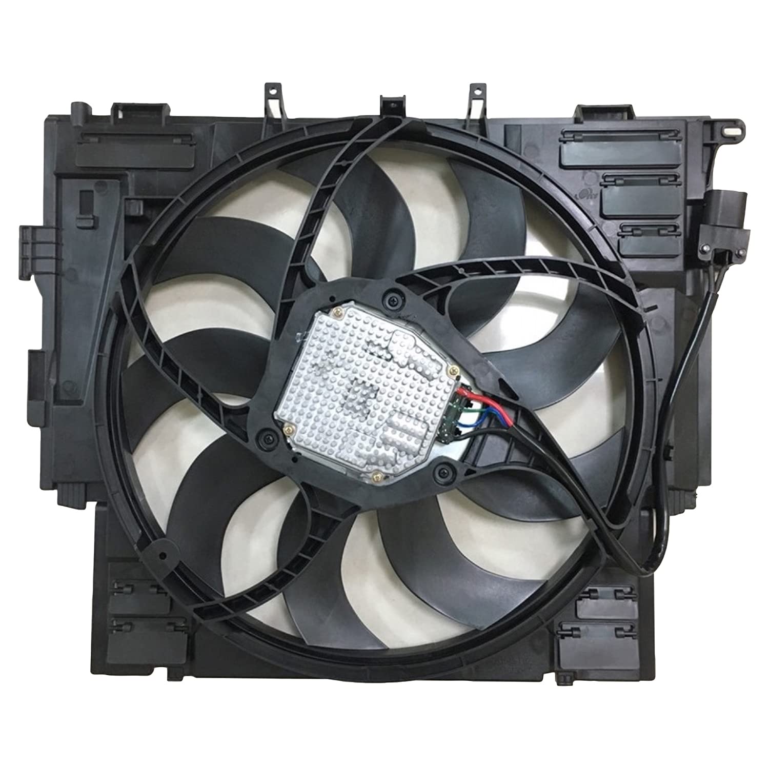 Cooling Fan Assembly TYC 624460 Compatible with 2012-2016 BMW 5 Series