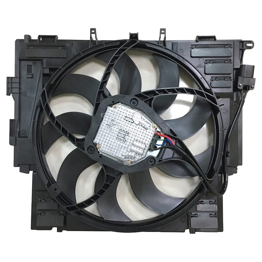 Cooling Fan Assembly TYC 624460 Compatible with 2012-2016 BMW 5 Series