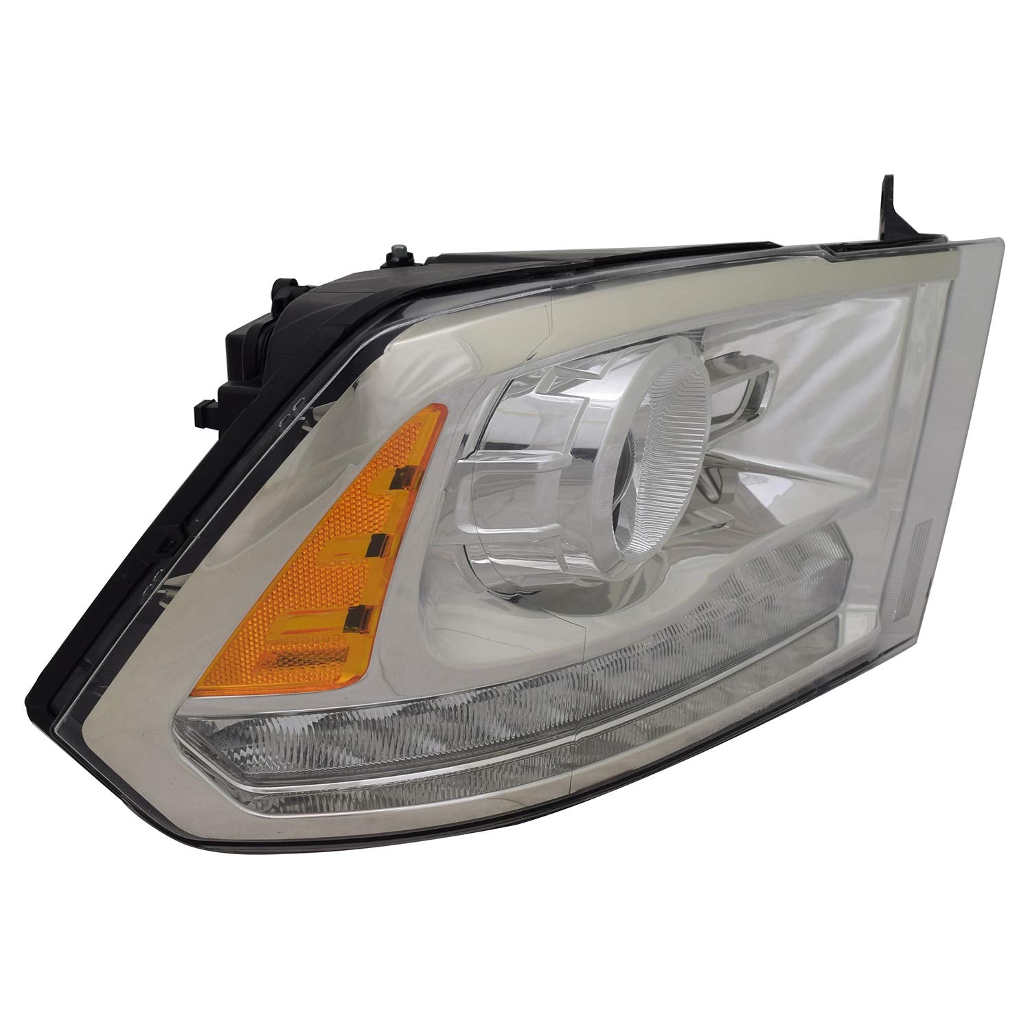 Right TYC Headlight Assembly Compatible with 2013-2015 Dodge Ram 1500 Pickup