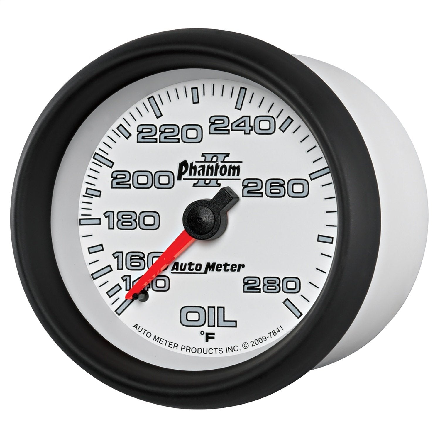 Auto Meter Phantom II 2-5/8" 140-280 F Mechanical Oil Temperature Gauge 7841