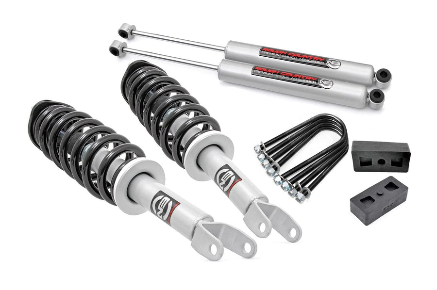 2.5" Rough Country Suspension Lift Kit with Lifted N3 Struts & N3 Rear Shocks for Dodge Ram 1500 (2006-2008) - Run up to 33" Tires