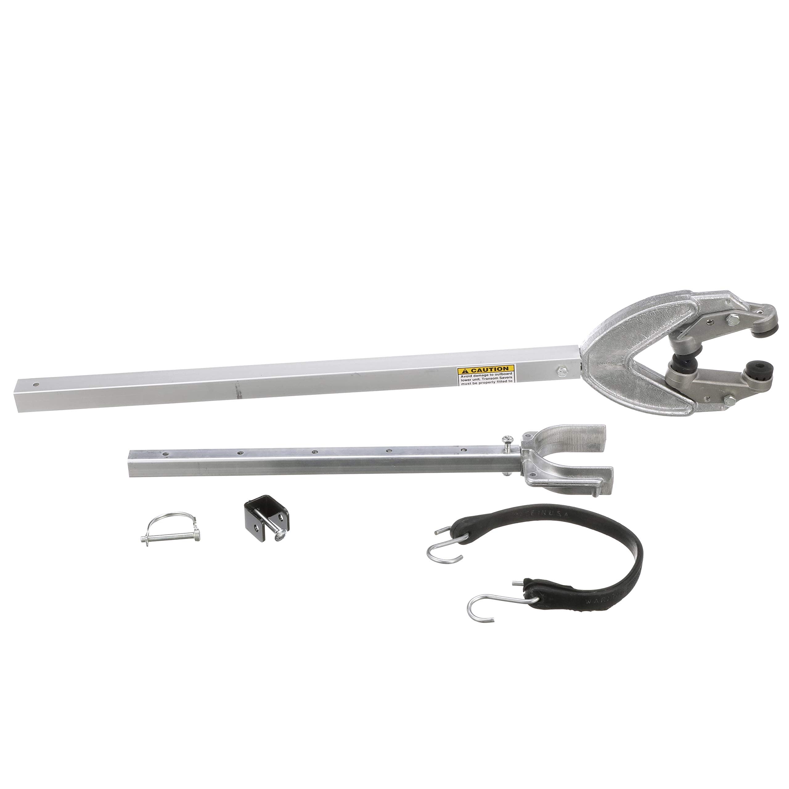 attwood Heavy Duty SP-424-ADJ-RB Transom Saver, Adjustable from 32 to 44 Inches, Heavy Duty Head, Roller and Trailer Mounts
