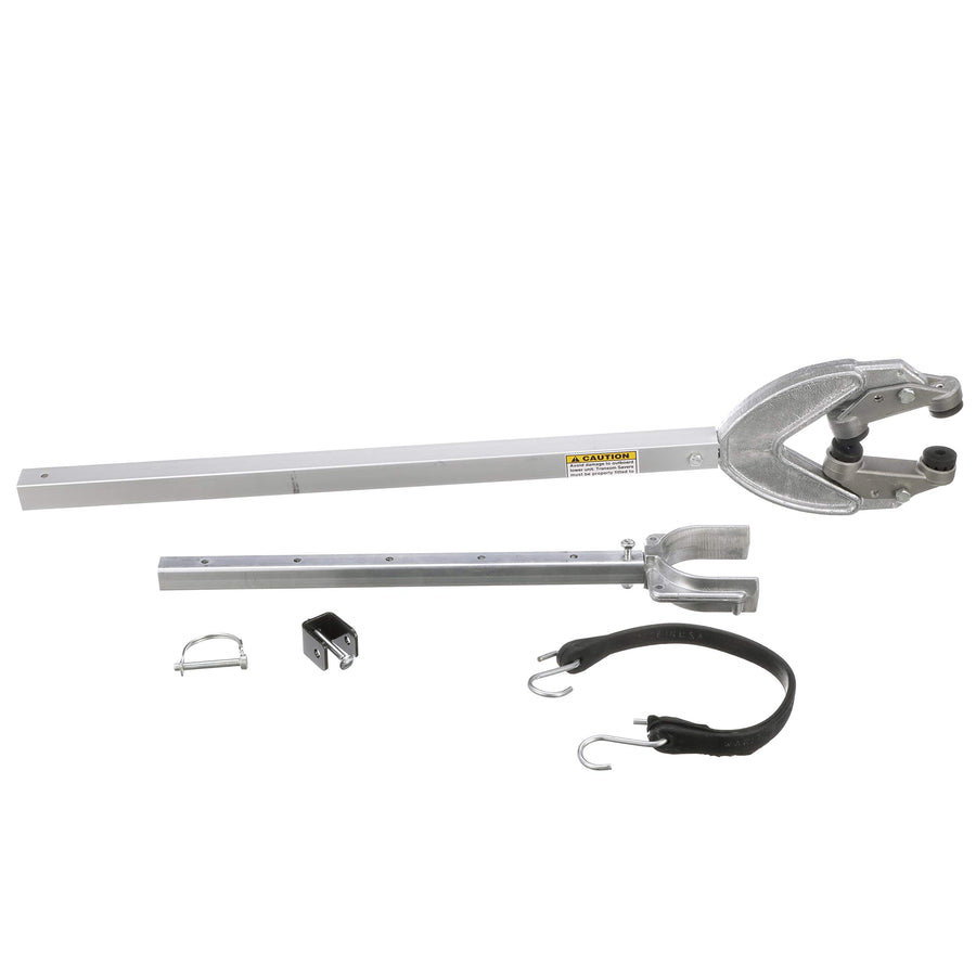 attwood Heavy Duty SP-424-ADJ-RB Transom Saver, Adjustable from 32 to 44 Inches, Heavy Duty Head, Roller and Trailer Mounts