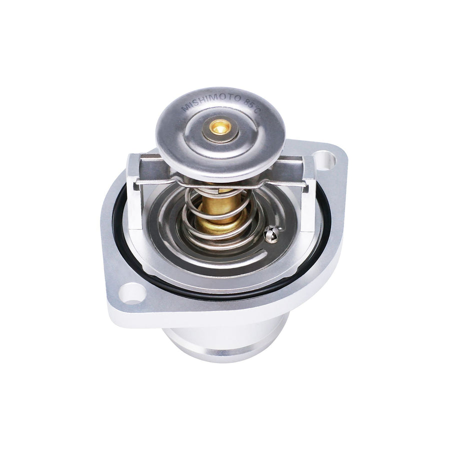 Mishimoto Low-Temp MMTS-F2D-03FL Thermostat & CNC Housing Fits Ford 6.0 Powerstroke 2003-2007
