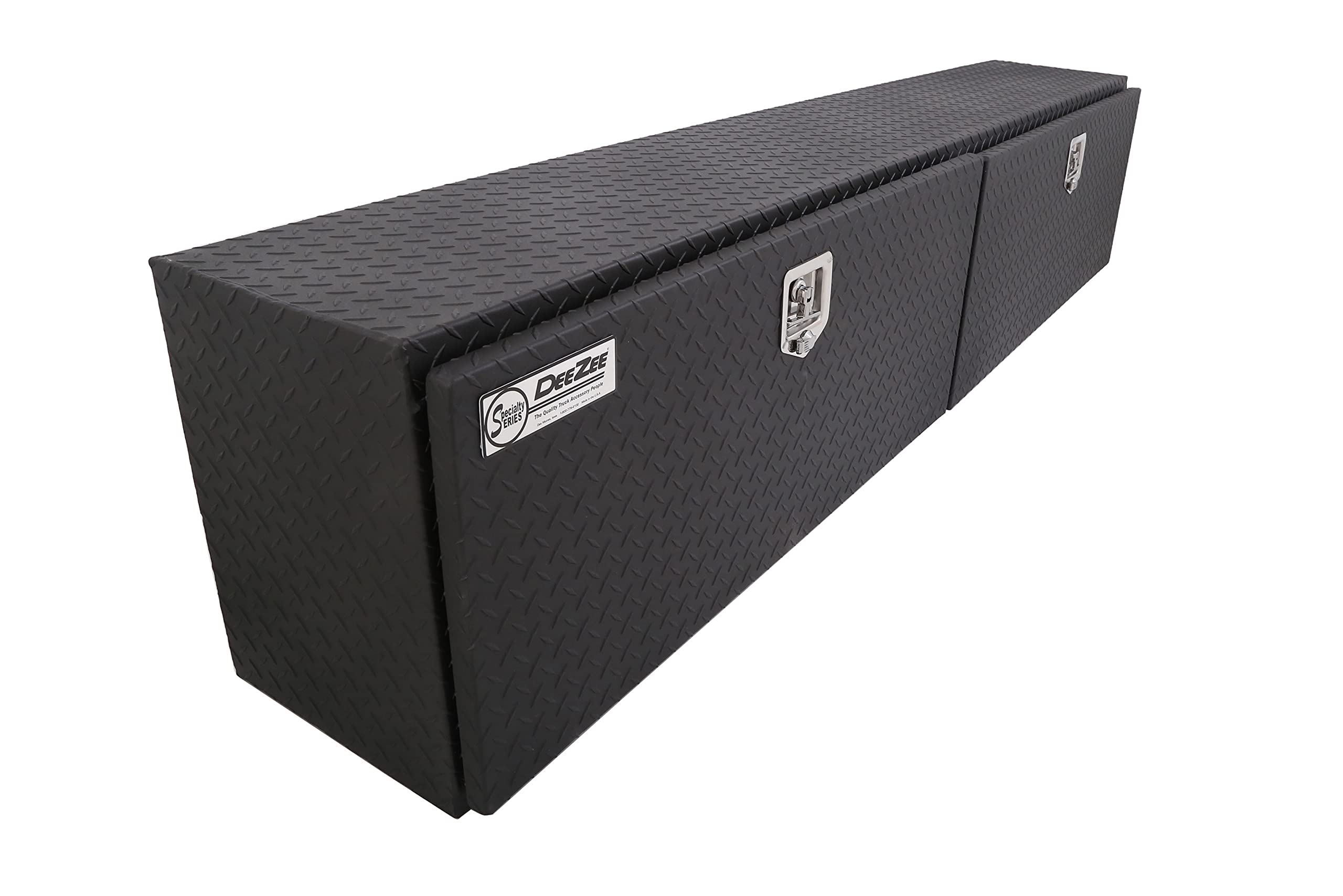 Dee Zee Black-Tread DZ71TB Aluminum Topsider Tool Box - 90"