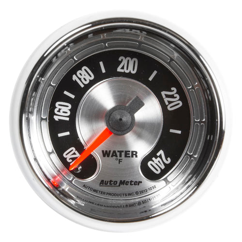American Muscle Auto Meter 1232 2-1/16" Electric Water Temperature Gauge (100-240 Degree F, 52.4mm)