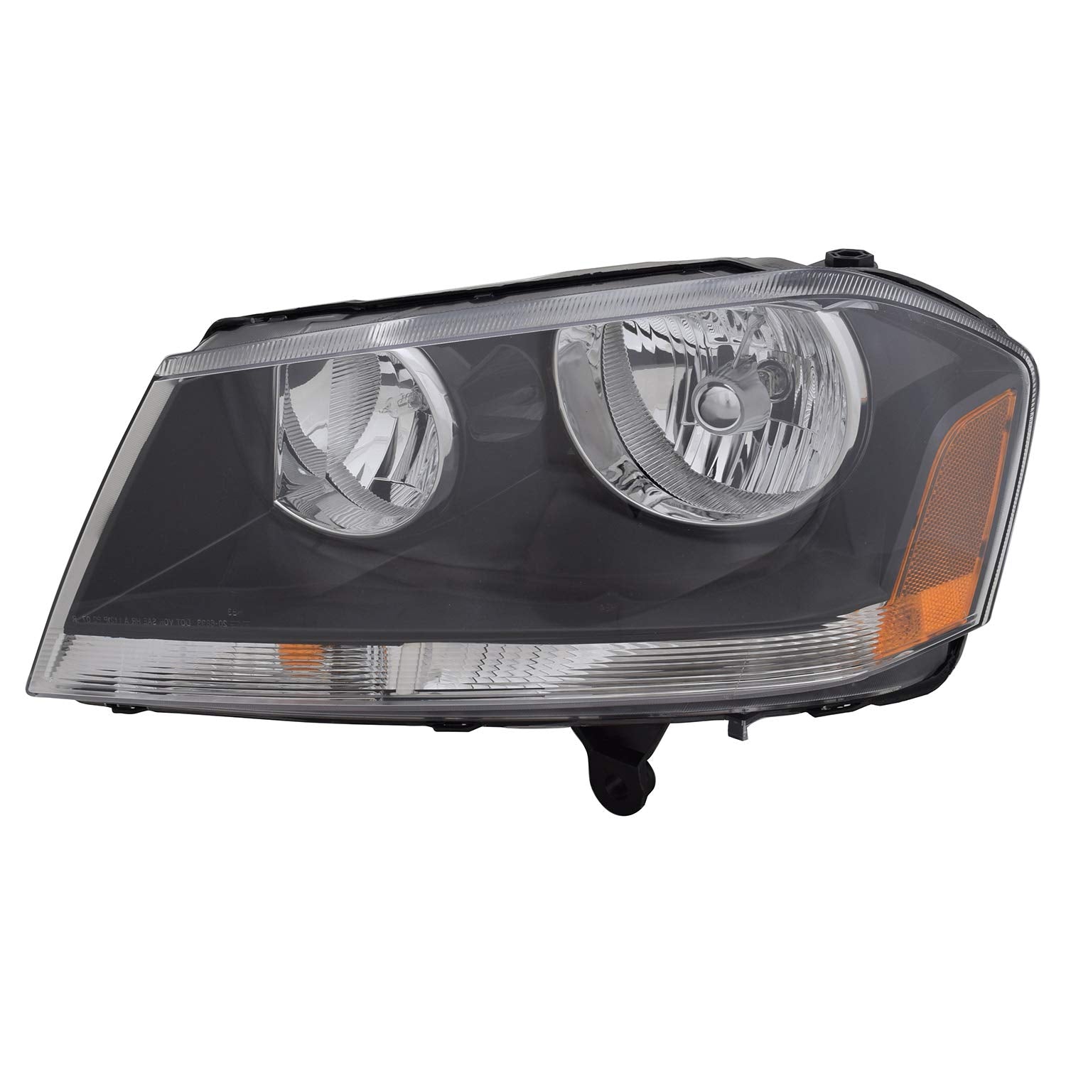 Left TYC Headlight Assembly Compatible with 2008-2014 Dodge Avenger