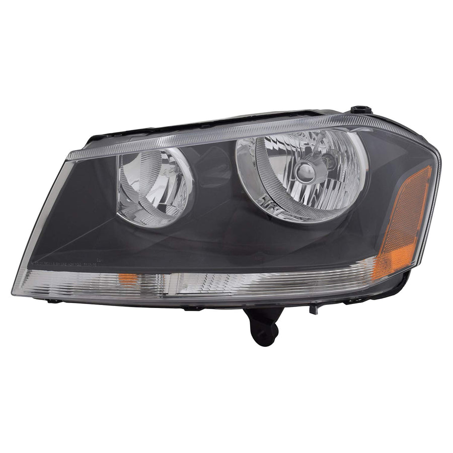 Left TYC Headlight Assembly Compatible with 2008-2014 Dodge Avenger